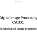 Lecture Digital image processing - Lecture 29: Morphological image processing