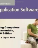 Lecture Discovering computers fundamentals - Chapter 3: Application software