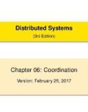 Lecture Distributed systems (3/E) - Chapter 6: Coordination