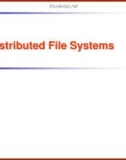 Lecture Distributed Systems - Lecture 12: Distributed File Systems