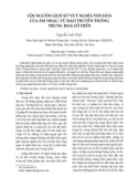 Cội nguồn lịch sử và ý nghĩa văn hóa của âm nhạc, vũ đạo truyền thống Trung Hoa cổ điển