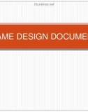 Lecture Game design: Game design document - Ho Dac Hung