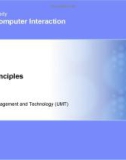 Lecture Human-Computer interaction - Lesson 12: Design principles