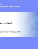 Lecture Human-Computer interaction - Lesson 20: User research (Part 2)