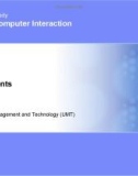 Lecture Human-Computer interaction - Lesson 23: Requirements