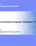 Lecture Human-Computer interaction - Lesson 3: Introduction to Human-Computer interaction (Part 3)