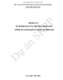 Tài liệu bổ trợ Dự án Tăng cường khả năng sẵn sàng đi học cho trẻ mầm non - Module 2: Tự đánh giá của trường mầm non