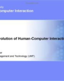 Lecture Human-Computer interaction - Lesson 4: Goals & Evolution of Human-Computer interaction