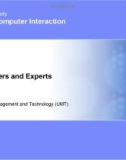 Lecture Human-Computer interaction - Lesson 41: Asking users and experts