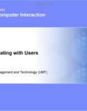 Lecture Human-Computer interaction - Lesson 42: Communicating with users