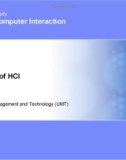 Lecture Human-Computer interaction - Lesson 5: Discipline of HCI