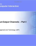 Lecture Human-Computer interaction - Lesson 7: Human Input-Output channels (Part 1)