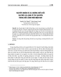 Nguyên nhân và xu hướng biến đổi vai trò già làng ở Tây Nguyên trong bối cảnh mới hiện nay