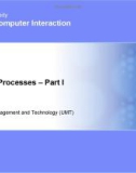 Lecture Human-Computer interaction - Lesson 9: Cognitive processes (Part 1)