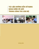 Tài liệu hướng dẫn sử dụng Bảng kiểm về giới trong công tác cán bộ