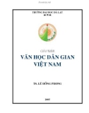 Giáo trình Văn học dân gian Việt Nam: Phần 1 - TS. Lê Hồng Phong