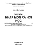 Giáo trình Nhập môn xã hội học - ThS. Trần Tấn Phát