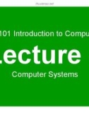 Lecture Introduction to computing - Lesson 4: Computer systems