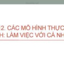 Bài giảng Công tác xã hội với người khuyết tật: Bài 12 - Trần Văn Kham