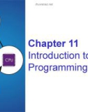 Lecture Introduction to computing systems (2/e): Chapter 11 - Yale N. Patt, Sanjay J. Patel