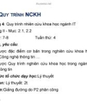 Bài giảng Phương pháp nghiên cứu khoa học (IT): Bài 2 - Ngô Hữu Phúc