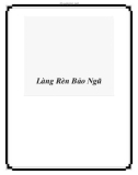 Làng Rèn Bảo Ngũ