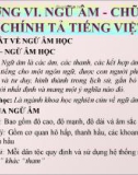 Bài giảng Tiếng Việt Thực hành: Chương 6 – Cao Bé Em