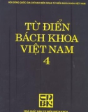 Bách khoa Việt Nam - Từ điển (Tập 4): Phần 1