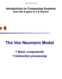 Lecture Introduction to computing systems (from bits & gates to C & beyond): Chapter 4 - Yale N. Patt, Sanjay J. Patel