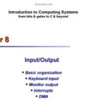 Lecture Introduction to computing systems (from bits & gates to C & beyond): Chapter 8 - Yale N. Patt, Sanjay J. Patel