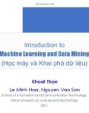 Lecture Introduction to Machine learning and Data mining: Lesson 1