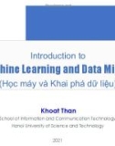 Lecture Introduction to Machine learning and Data mining: Lesson 2