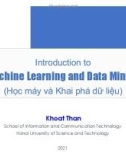 Lecture Introduction to Machine learning and Data mining: Lesson 3