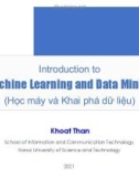 Lecture Introduction to Machine learning and Data mining: Lesson 4