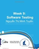 Lecture Introduction to software engineering - Week 9: Software testing