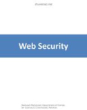 Lecture Introduction to web engineering - Lec 10: Web application security