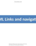 Lecture Introduction to web engineering - Lec 12: HTML links and navigation