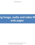 Lecture Introduction to web engineering - Lec 13: Adding image, audio and video files to web pages