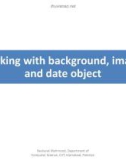 Lecture Introduction to web engineering - Lec 22: Working with background, images and date object