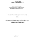 Tài liệu hướng dẫn ôn tập và thi tốt nghiệp môn: Tiếng Việt và phương pháp giảng dạy môn tiếng Việt ở tiểu học - Hà Tất Thắng (Chủ Biên)