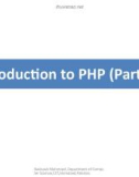 Lecture Introduction to web engineering - Lec 25: Introduction to PHP (Part 2)