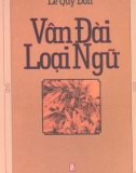 Tìm hiểu về Vân đài loại ngữ: Phần 1