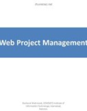 Lecture Introduction to web engineering - Lec 3: Web project management