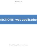 Lecture Introduction to web engineering - Lec 32: CONNECTIONS: web application