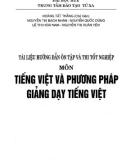 Tài liệu hướng dẫn ôn tập và thi tốt nghiệp môn Tiếng Việt và phương pháp giảng dạy tiếng Việt ở tiểu học