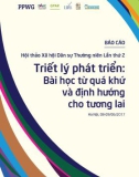 Báo cáo Hội thảo Xã hội Dân sự Thường niên lần thứ 2 - Triết lý phát triển: Bài học từ quá khứ và định hướng cho tương lai