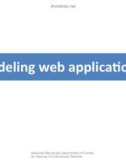 Lecture Introduction to web engineering - Lec 6: Modeling web applications