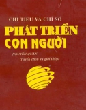 Phát triển con người qua các chỉ tiêu và chỉ số: Phần 1