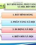 Bài giảng Xã hội học đại cương: Chương 4 - Trường ĐH Thương Mại