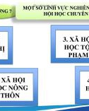 Bài giảng Xã hội học đại cương: Chương 7 - Trường ĐH Thương Mại